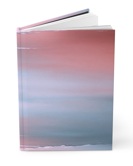 Gray Sea Pink Fog 5.75" x 8" Hardcover Journal Matte with 150 lined pages