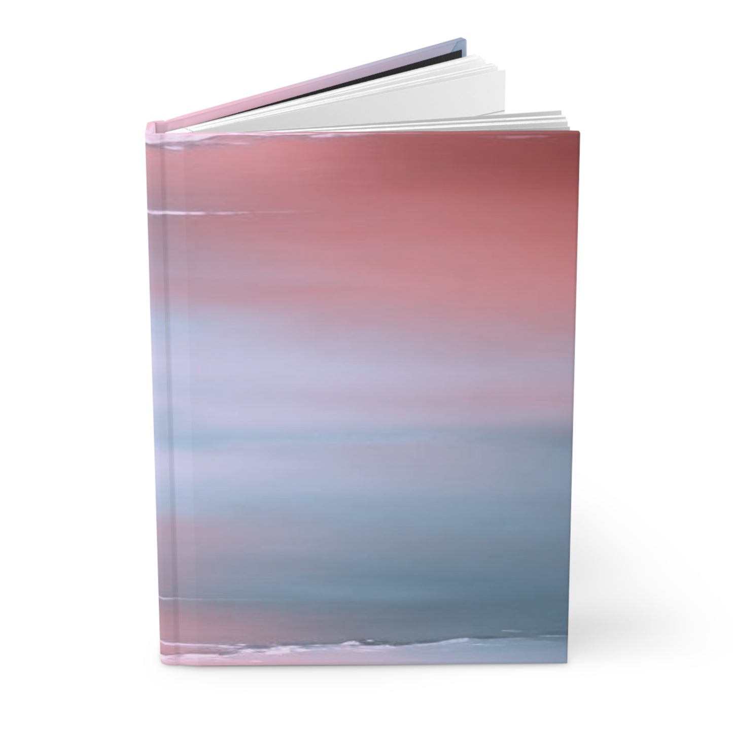 Gray Sea Pink Fog 5.75" x 8" Hardcover Journal Matte with 150 lined pages