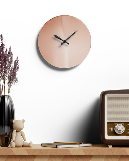 Soft Fade Acrylic Wall Clock, Round or Square, 10.75" x 10.75"