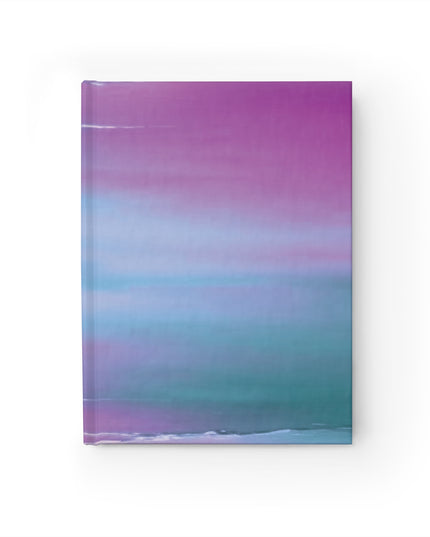 Dark Blue Green Sea Purple Fog 5" x 7" Journal - 128 Blank pages