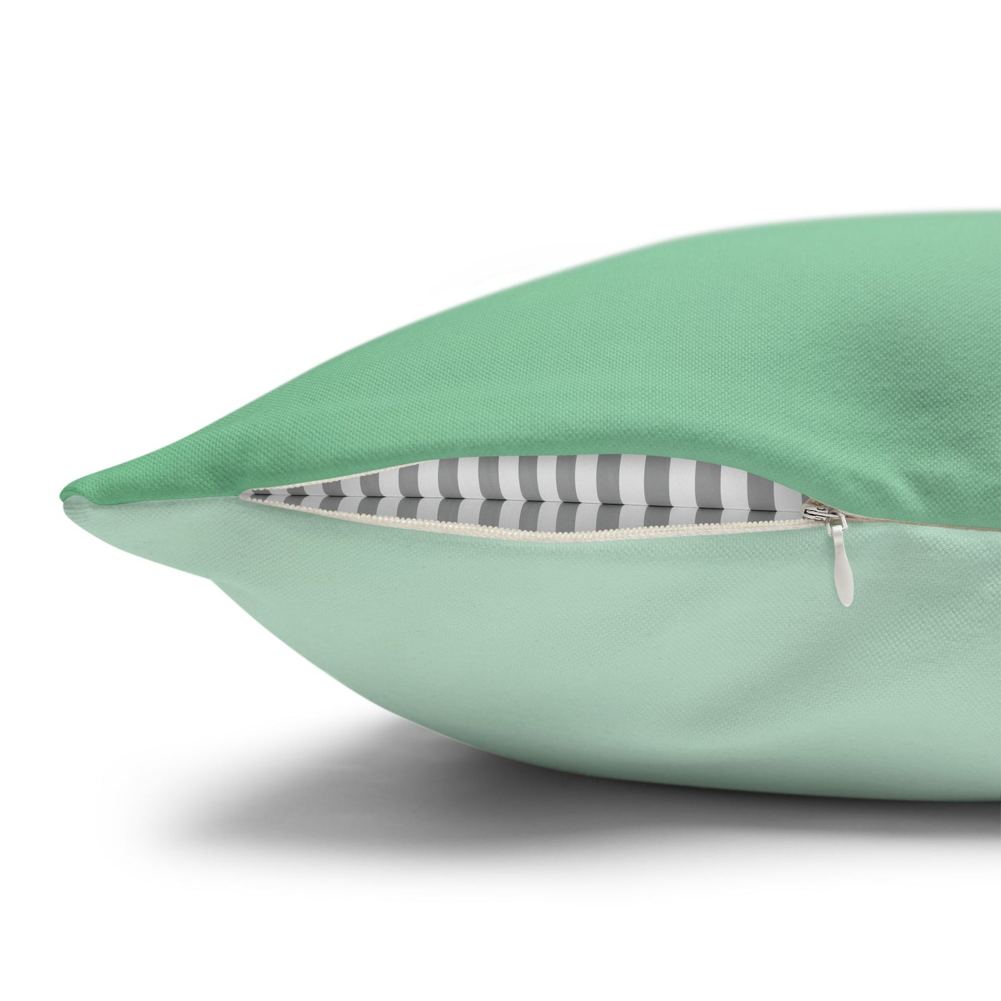 Mint Fade Spun Polyester Square Pillowcase, 14" x 14"