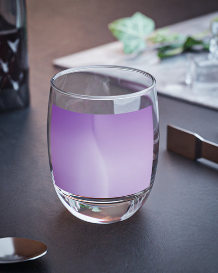 Soft Lavender Fade Whiskey Glass, 6 oz