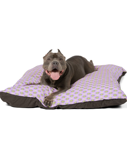 Magenta Star-crossed Bodies Pet Bed, 50" × 40"