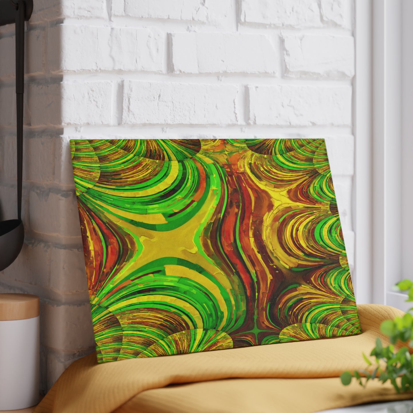 Uzi Spiral Beta 8" x 11" Glass Cutting Board