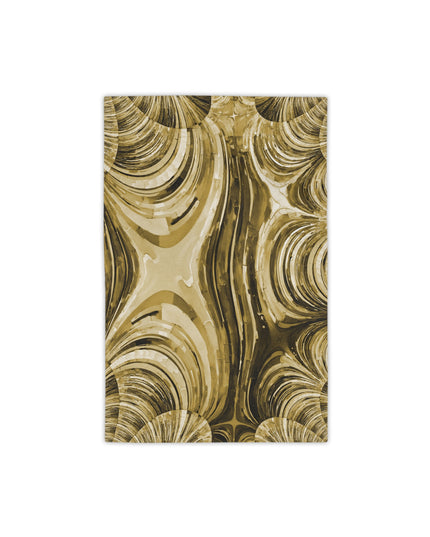 Uzi Spiral Light Brown Beach Towel, 18" x 27"