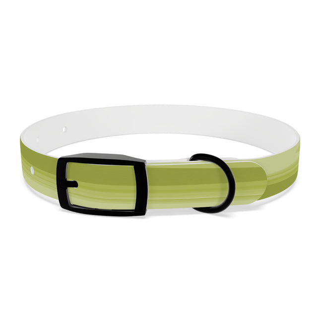 Lemon Wavey Small Dog Collar
