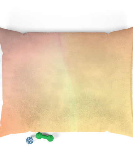 Hot Peach Fade 50" × 40" Pet Bed