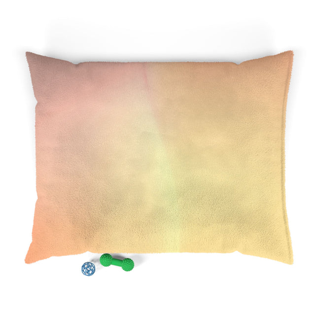 Hot Peach Fade 50" × 40" Pet Bed