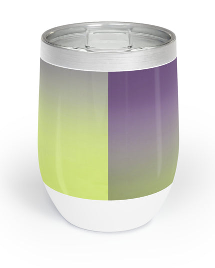 Purple Golden Fade 12 oz Chill Wine Tumbler