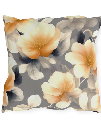 Soft Blossom Floral Bunch 18" x 18" Outdoor Pillow