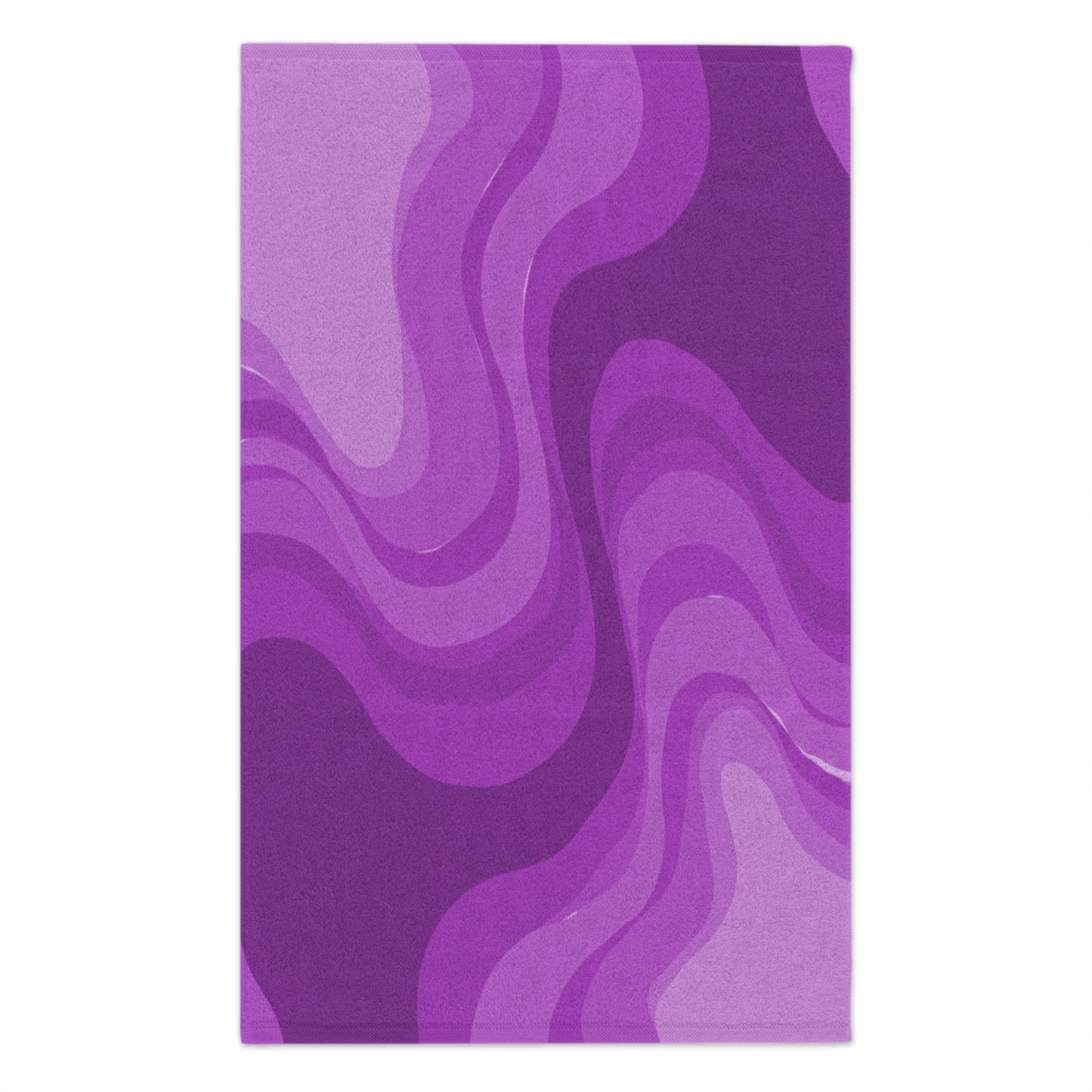 Wavey Purple Wavey Rally Towel, 11" x 18"
