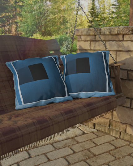 Blue Shadow 20" x 20" Outdoor Pillow