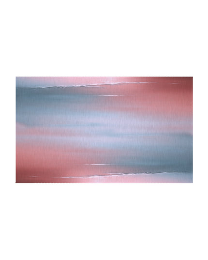 Gray Sea Pink Fog Outdoor Rug, 36" x 60"