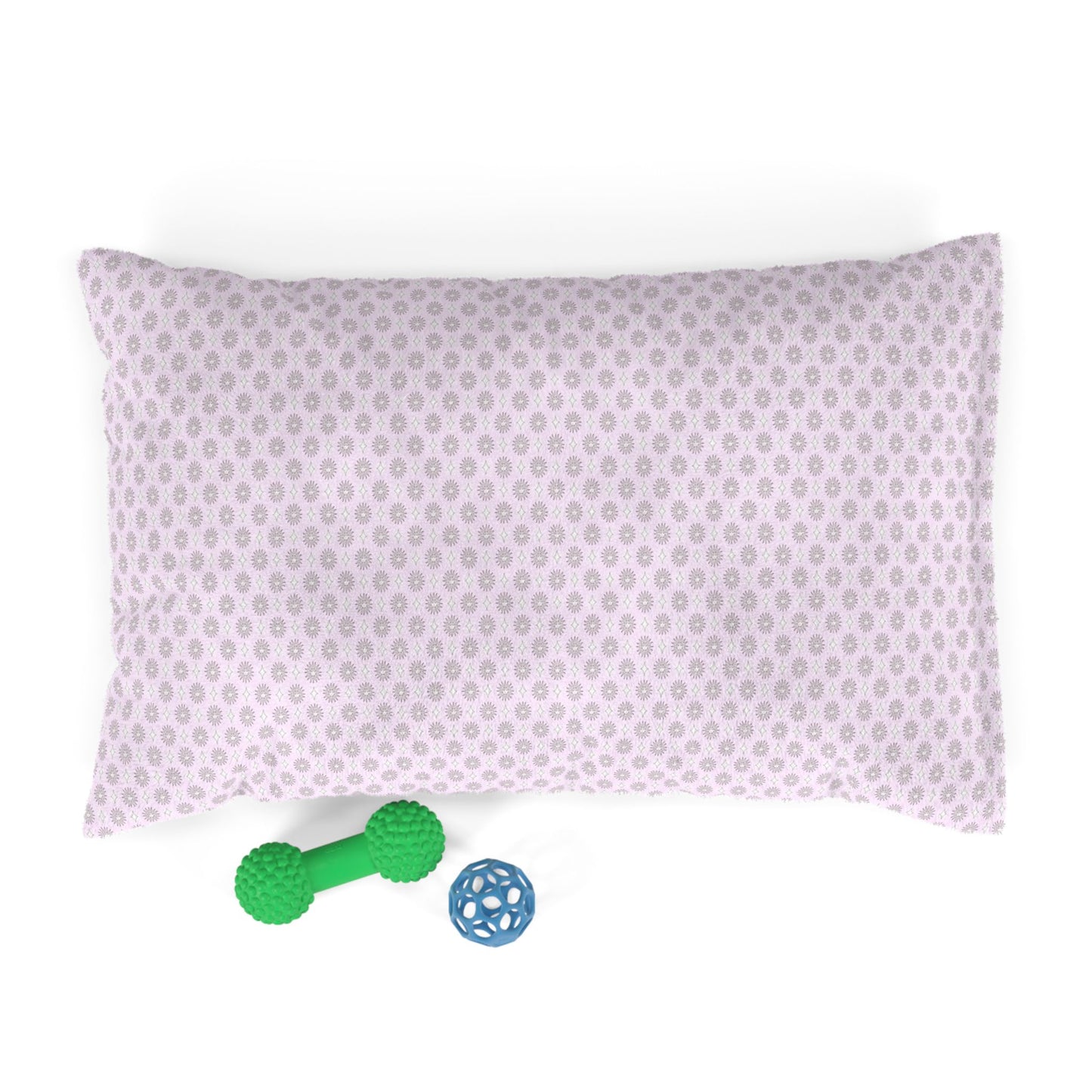 Pink Mornings Star-crossed Bodies Pet Bed, 28" × 18"