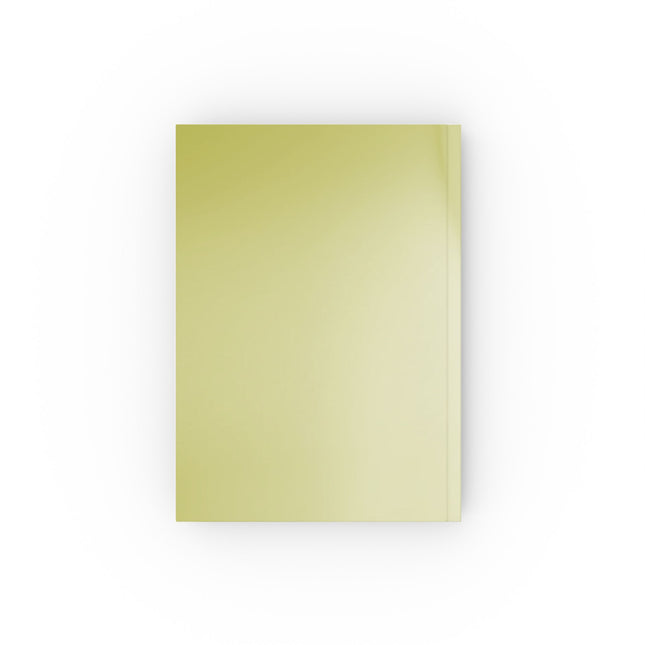 Lemon Fade 5.2" x 7.4" Hard Backed Journal with 128 blank pages