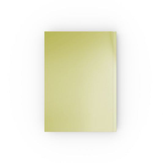 Lemon Fade 5.2" x 7.4" Hard Backed Journal with 128 blank pages