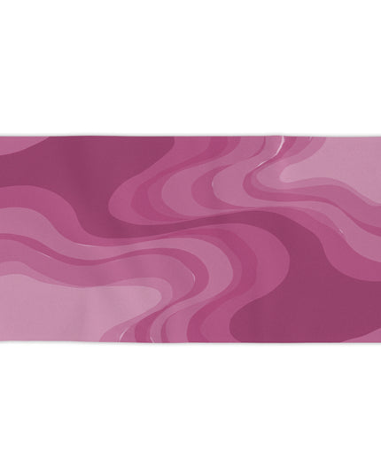 Pinky Mauve Wavey Beach Towel, 30" x 60"
