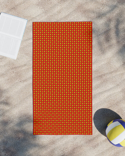 Late Evening Star-crossed Bodies Beach Towel, 24" x 44"