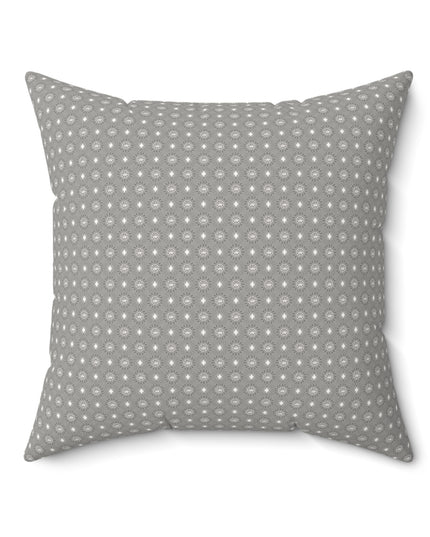 Desaturated Star-crossed Bodies Faux Suede Square Pillow, 20" x 20"