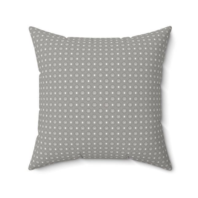 Desaturated Star-crossed Bodies Faux Suede Square Pillow, 20" x 20"