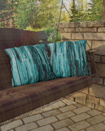 Striped Tif 20" x 20" Outdoor Pillow