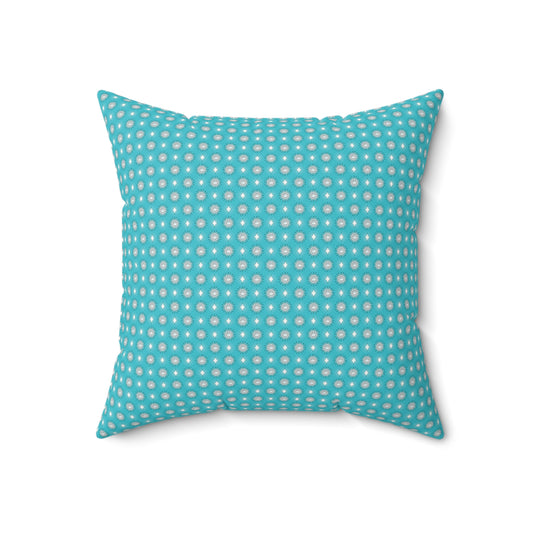 Tif Green Star-crossed Bodies Faux Suede Square Pillow, 18" x 18"