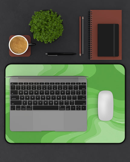Greenie Meanie Wavey 12" x 18" Desk Mat