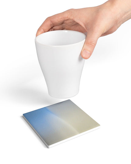 Cobalt Fade 4" x 4" Square Ceramic Coaster