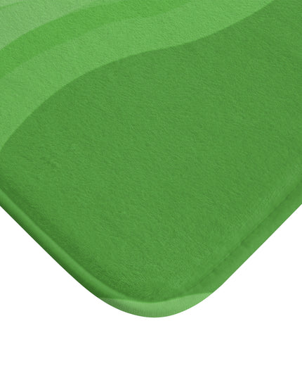 Greenie Meanie Wavey 34" x 21" Bath Mat