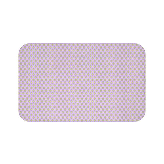 Magenta Star-crossed Bodies 34" x 21" Bath Mat