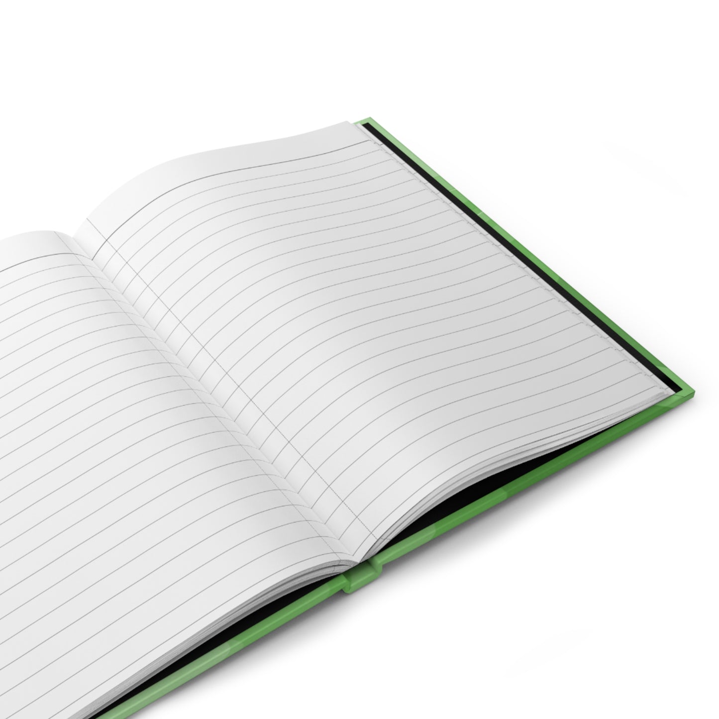 Greenie Meanie Wavey 5.75" x 8" Hardcover Journal Matte with 150 lined pages