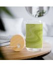 With lid and straw / 16oz