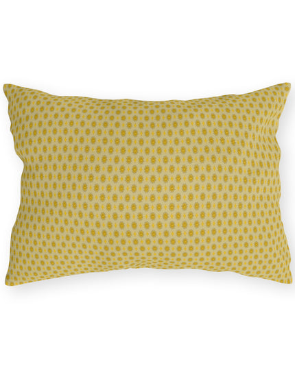 Lemongrass Star-crossed Bodies Outdoor Pillow, 20" x 14"