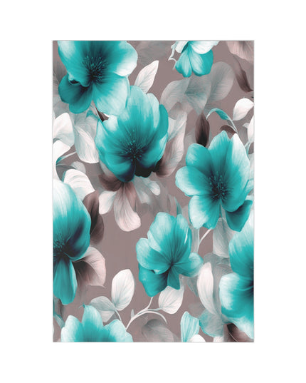 Tif Green Gray Floral Bunch Postcards (7 pcs)