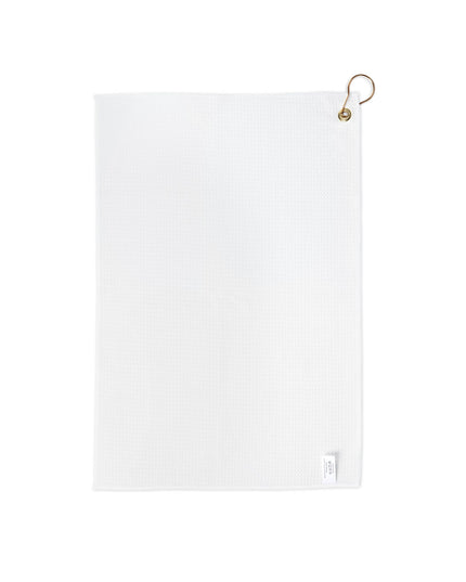 Pastel Peach and Soft Green Patches 16" x 24" Golf Towel