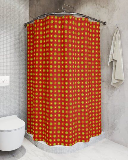 Late Evening Star-crossed Bodies Shower Curtain, 71" x 74"