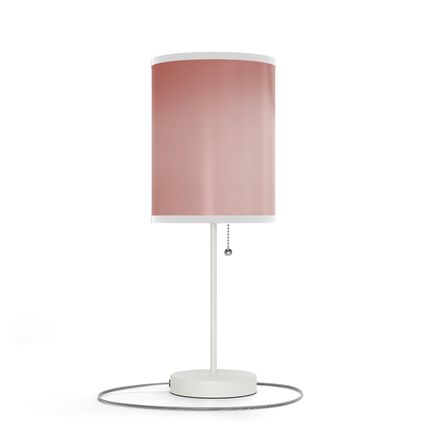 Rose Red Fade Table Lamp on a White or Silver Stand, US|CA plug