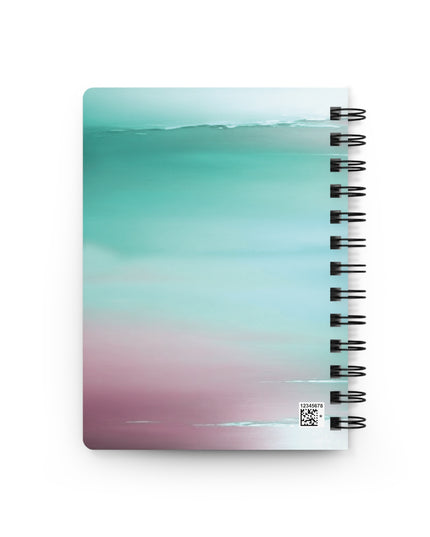 Green Sea Lavender Fog Spiral Bound Journal, 5" x 7" 150 pages