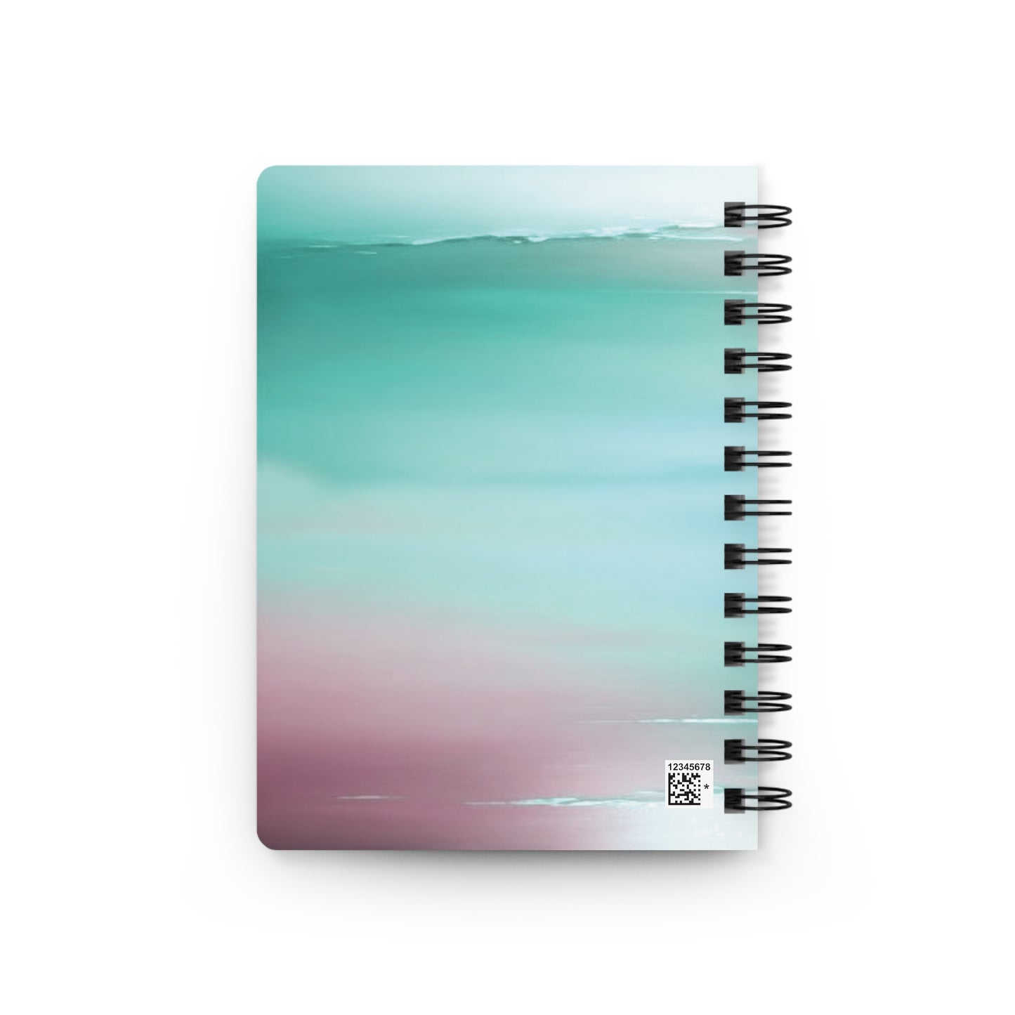 Green Sea Lavender Fog Spiral Bound Journal, 5" x 7" 150 pages