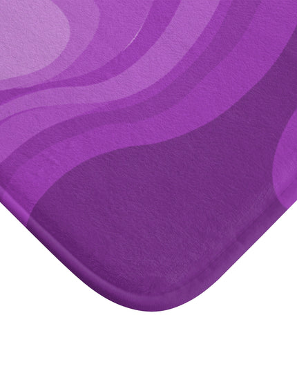 Wavey Purple Wavey 24" x 17" Bath Mat