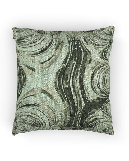 Uzi Spiral Mint Pastel Woven Pillow, 17" x 18"