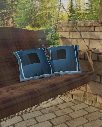 Blue Shadow 16" x 16" Outdoor Pillow