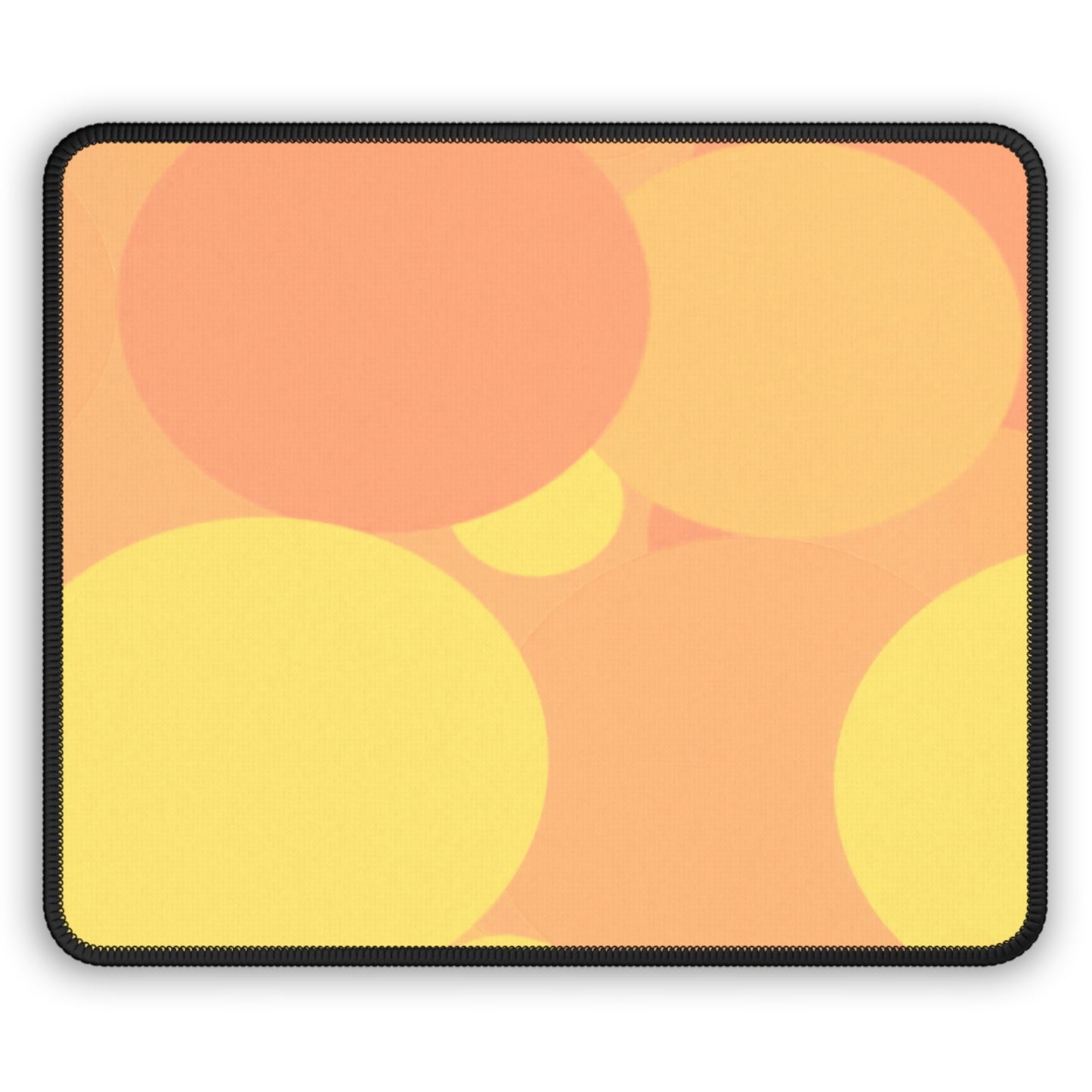 Pastel Bright Oranges Patches 9" x 7" Gaming Mouse Pad