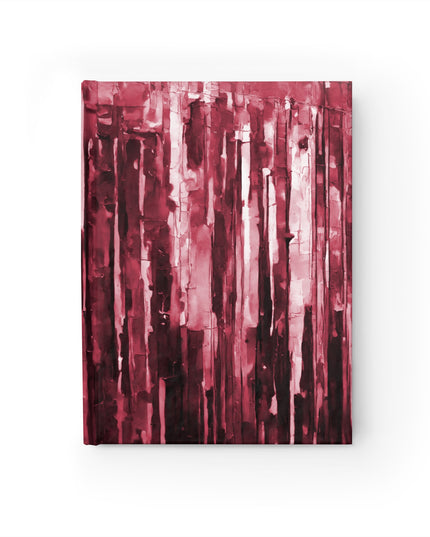 Striped Ruby 5" x 7" Journal - 128 Blank pages