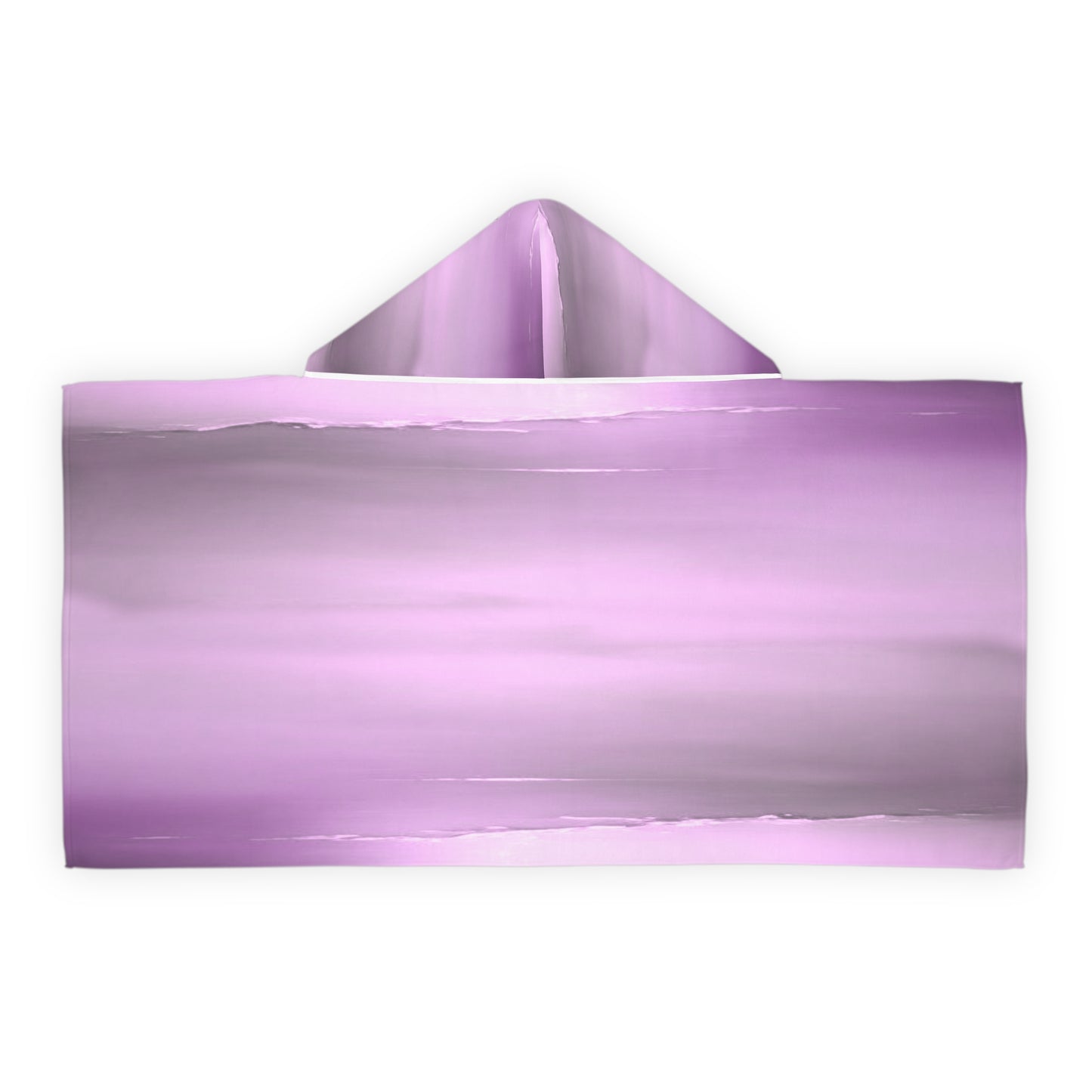Dark Pink Sea Amethyst Fog Youth Hooded Towel, 24" x 48"