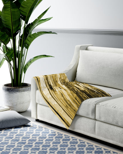 Striped Light Brown Baby Swaddle 30″×40″ Blanket