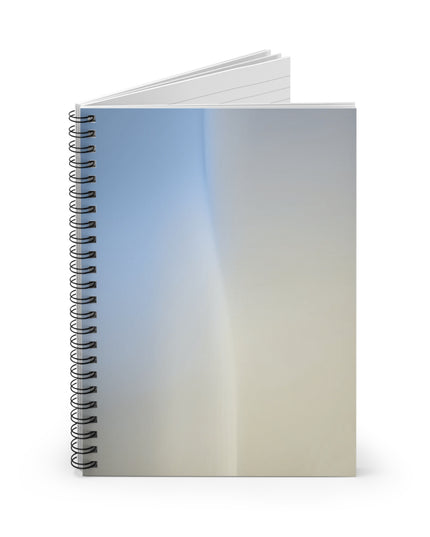 Cobalt Fade Wavey Spiral Notebook - Ruled Line, 6" x 8", 118 pages