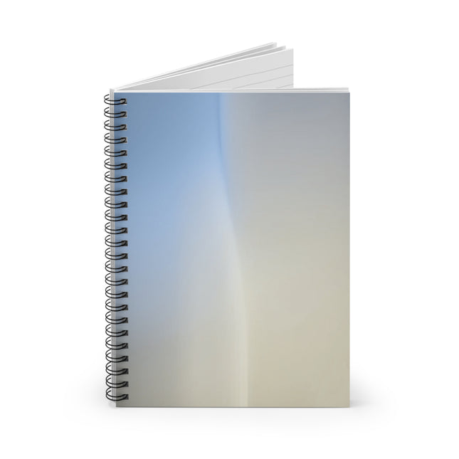 Cobalt Fade Wavey Spiral Notebook - Ruled Line, 6" x 8", 118 pages