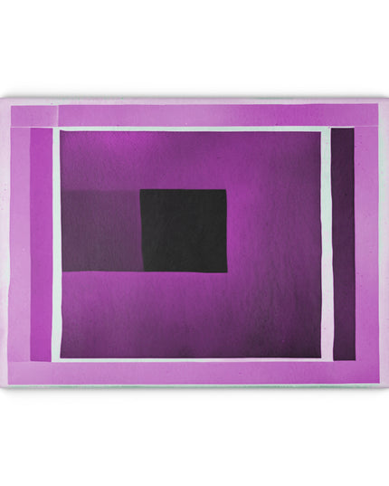 Magenta Shadow Glass Cutting Board, 11" x 15"
