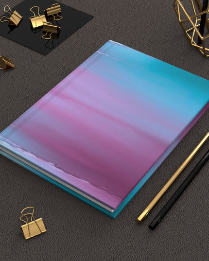 Wine Sea Blue Fog 5.75" x 8" Hardcover Journal Matte with 150 lined pages